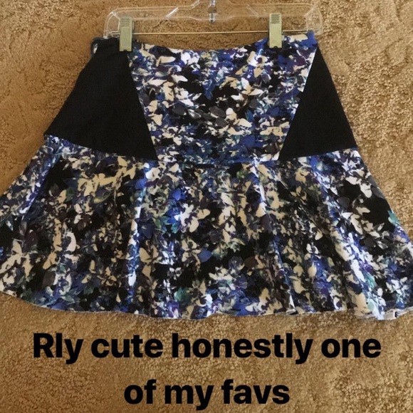 Parker’s blue & black miniskirt - Picture 1 of 1